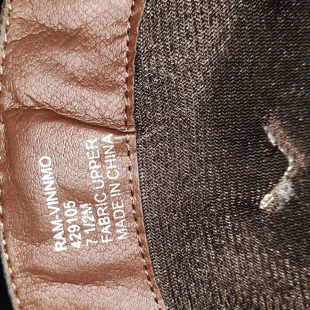 Rampage Brand Fabric Cowboy Boots, 7.5M - Picture 5 of 5